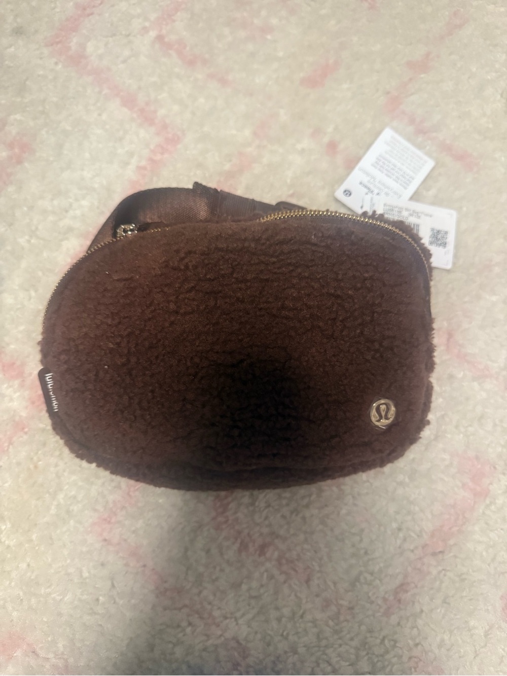 lululemon athletica Brown Sherpa Crossbody Bag